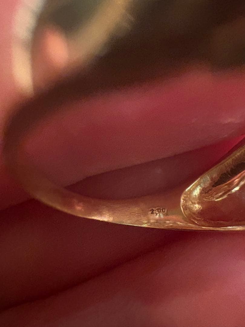 18金 YG２ctダイアモンドパヴェリング14号⭐︎H&C⭐︎ゲリラ値下げ！！