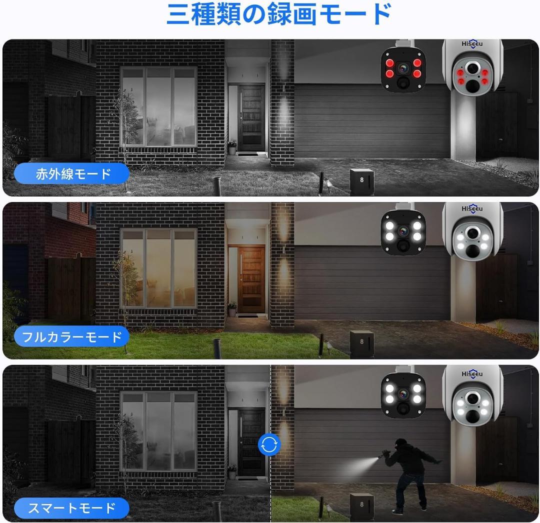 【Aランク】10インチ液晶一体1TBHDD内蔵本体ソーラー充電カメラ４台