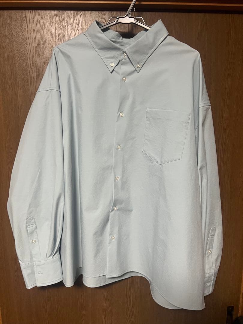 carorie CLEAN TECH TWILL SHIRT 水色　Lサイズ