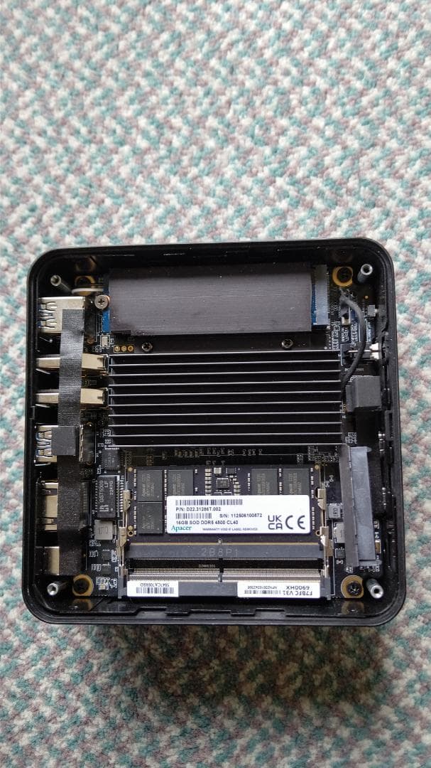 【ジャンク】 MINISFORUM UM690 メモリ16GB SSD512GB