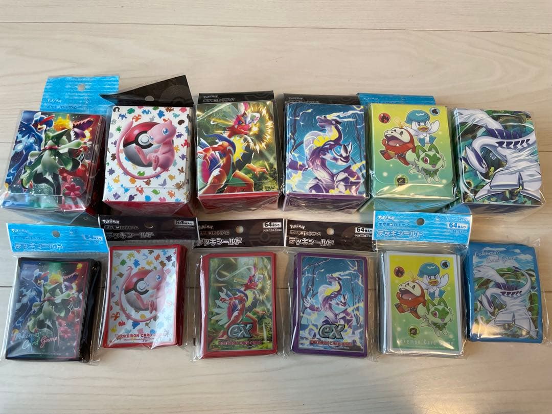 ポケモンカード デッキシールド＆デッキケース 12点セット 未開封 公式サプライ
