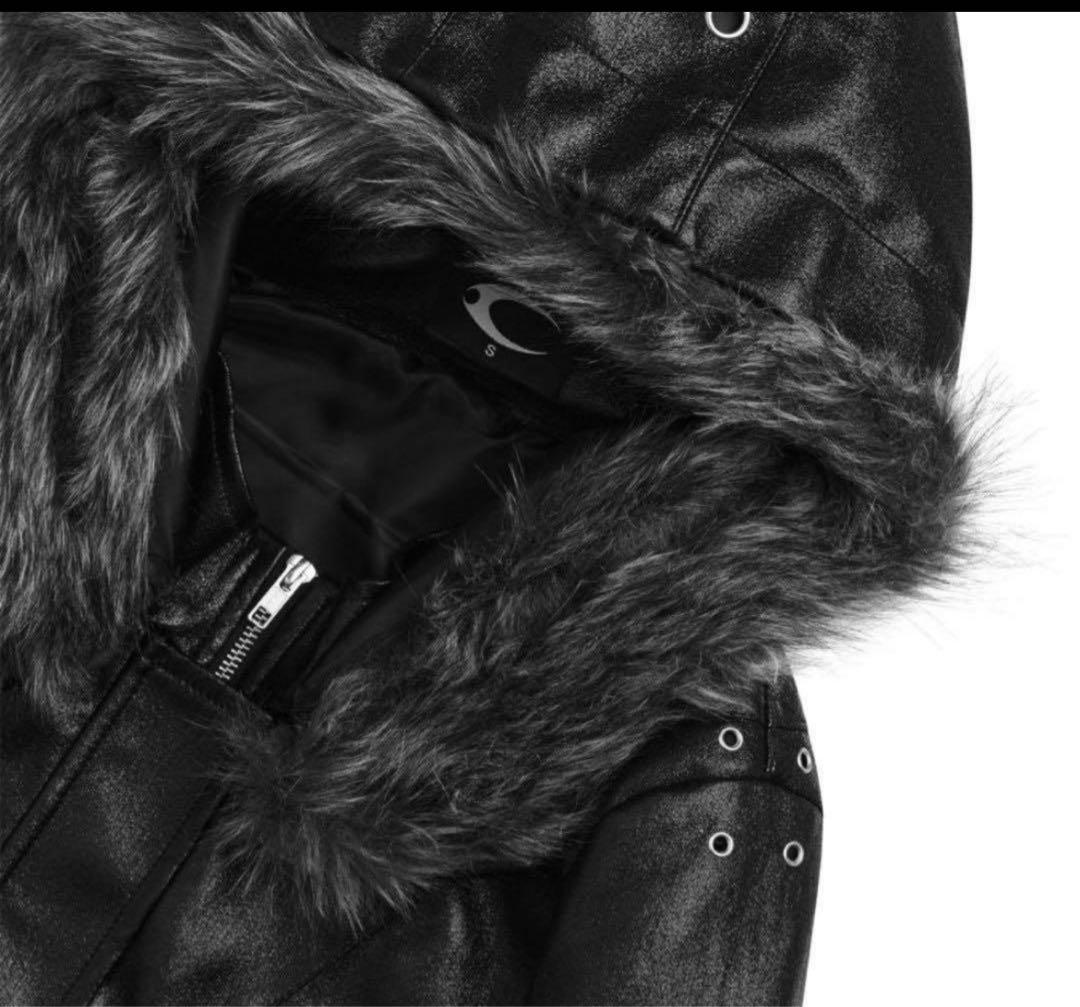 Cozy worldwide ファー付きレザージャケット opium お兄系