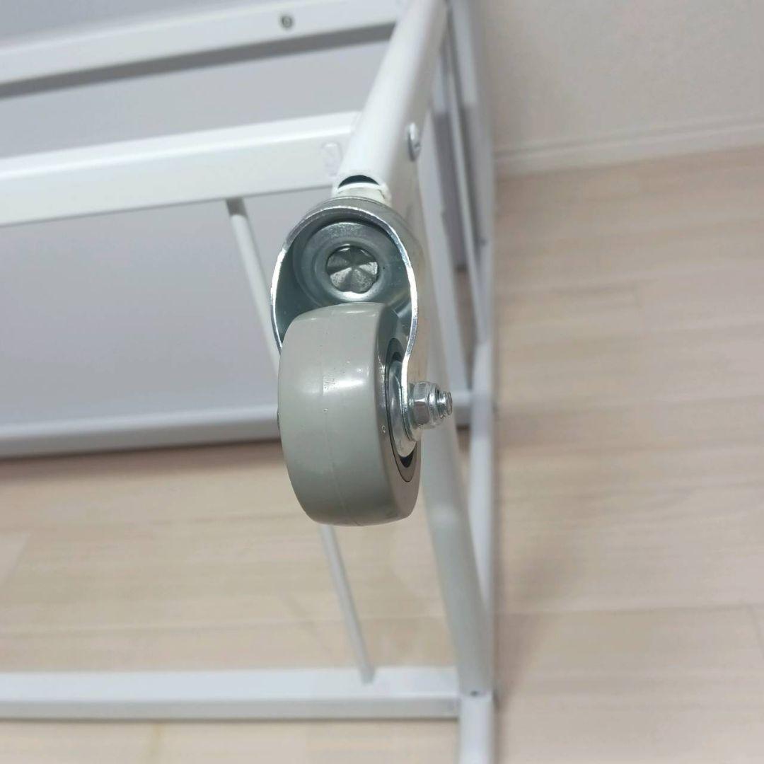 【美品】ボール付エステワゴンⅡ ホワイト キャスター付き トレイ ボウル 綺麗