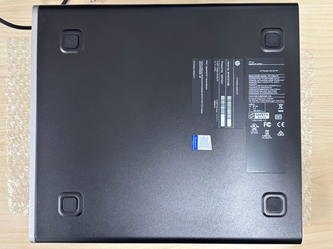 Windowsデスクトップ HP Pro 600 G4 SFF / i5-8500 / Windows11