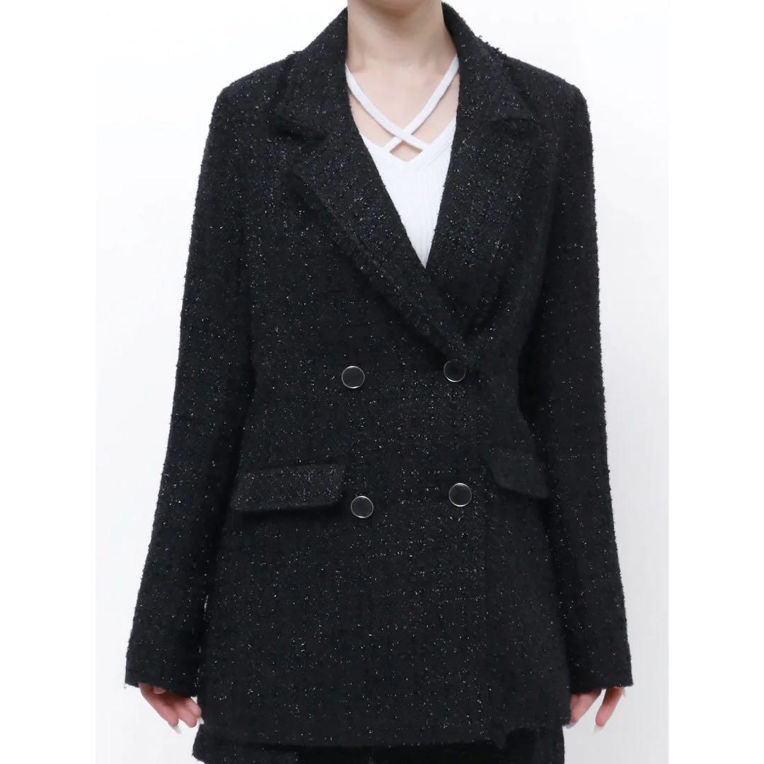 リゼクシー　ツイードジャケット & スカート セット