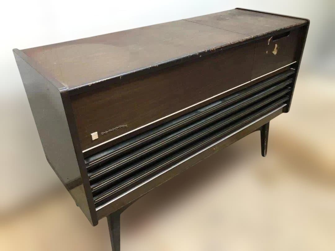 昭和レトロ　National SE-6500 大型 家具調　1223-5