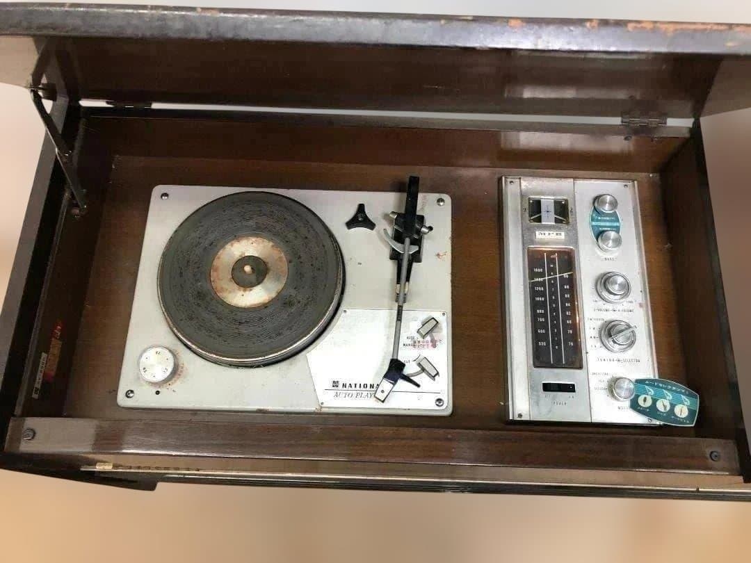 昭和レトロ　National SE-6500 大型 家具調　1223-5