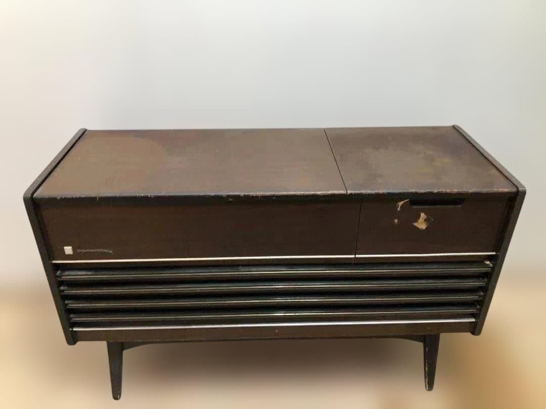 昭和レトロ　National SE-6500 大型 家具調　1223-5