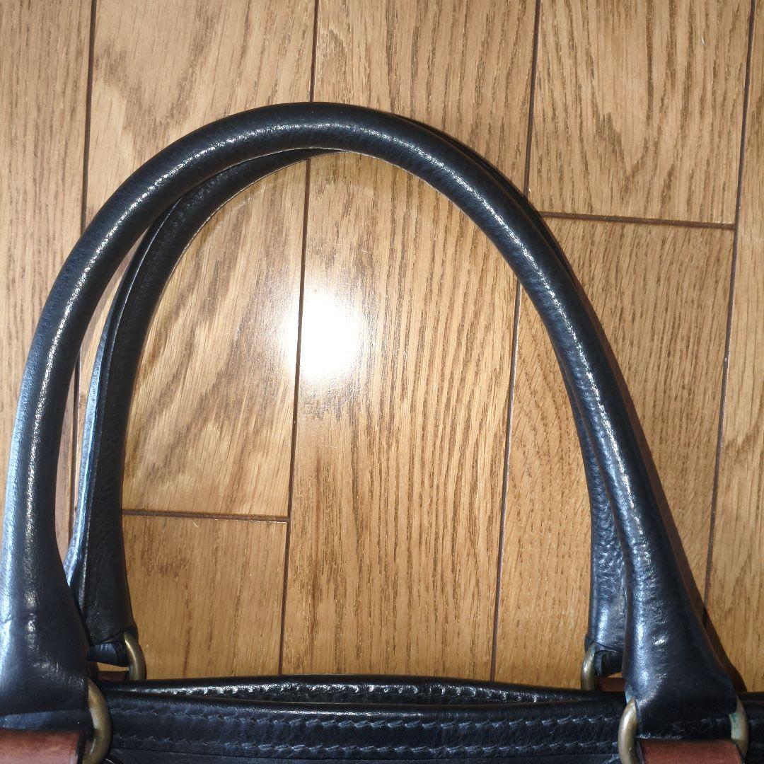 万双　シモーネBOXトートバッグ　ブラック