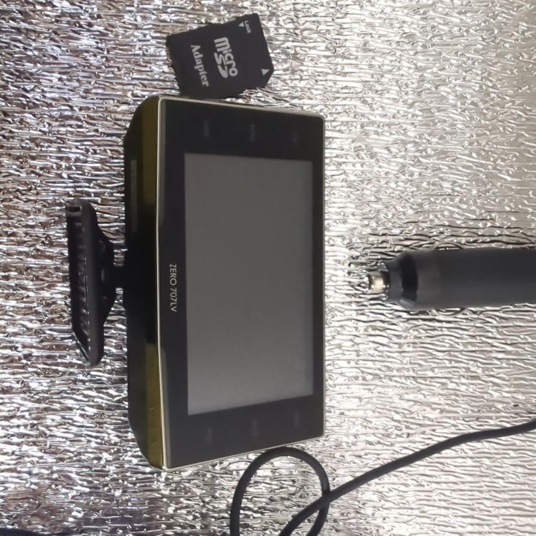 取説付き ZERO 707LV GPS搭載レーダー探知機本体