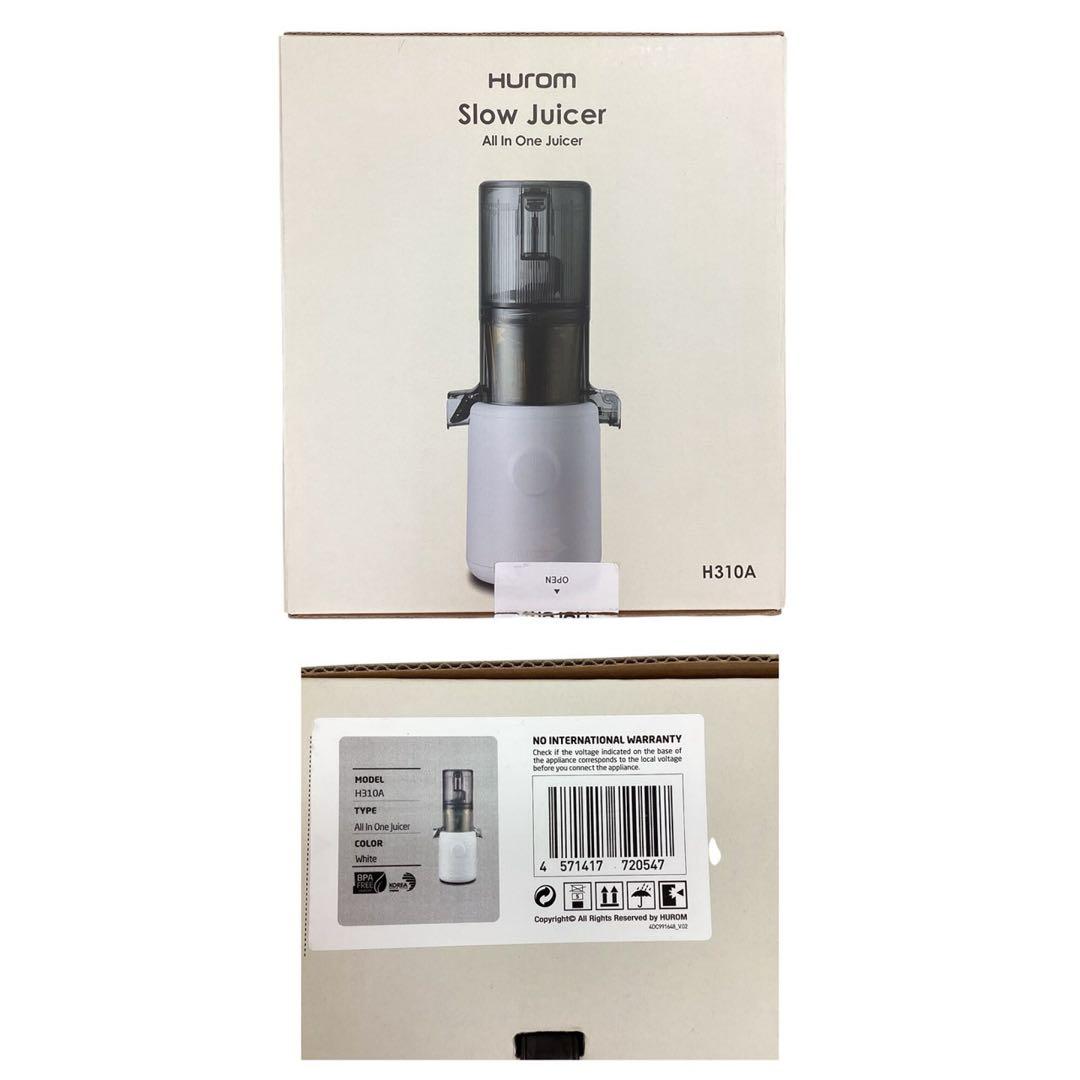 限定価格【アウトレット】　ヒューロム HUROM スロージューサー　ブルー