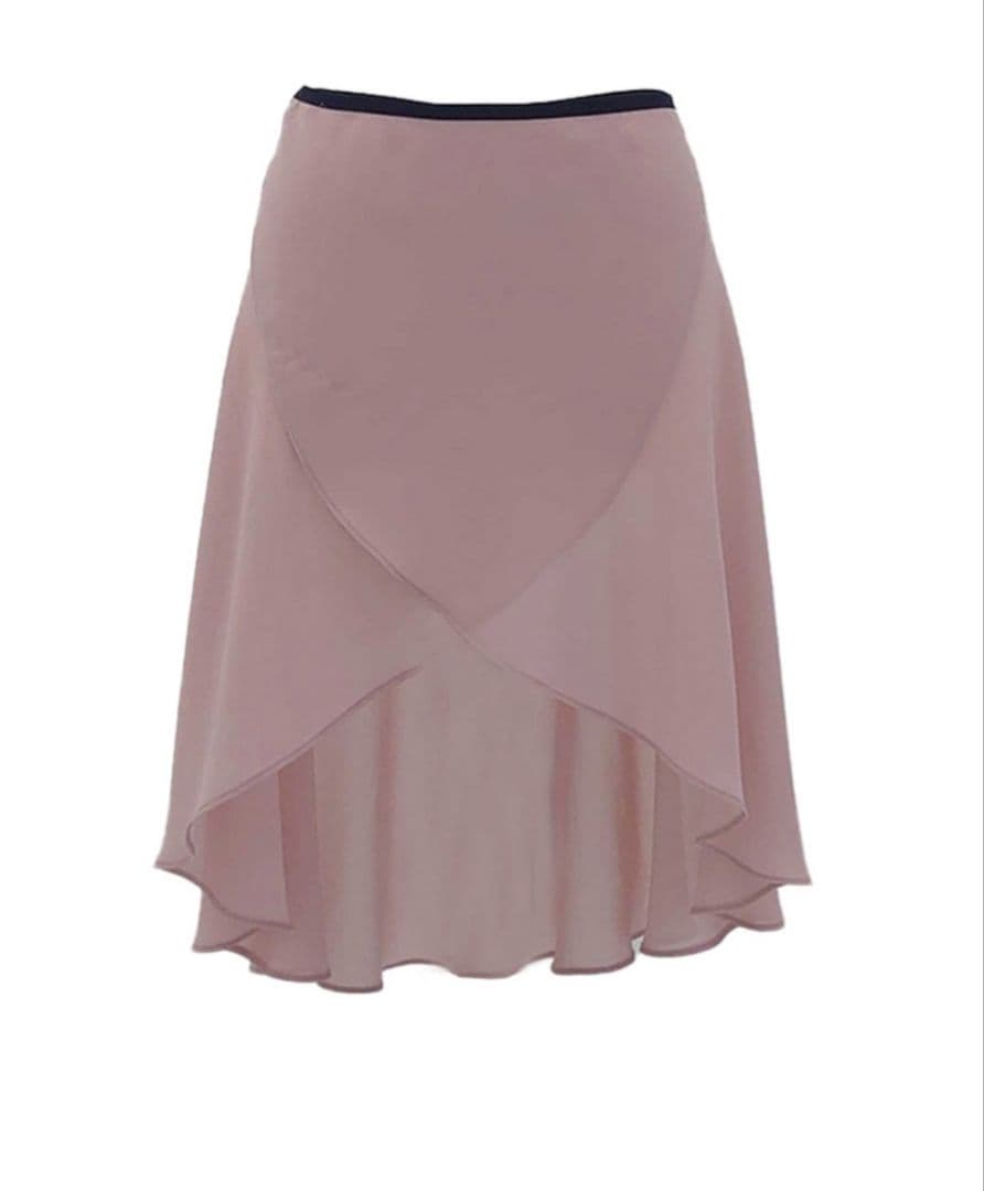 新品stina ribbon wrap skirt ダスティピンク　スティナ