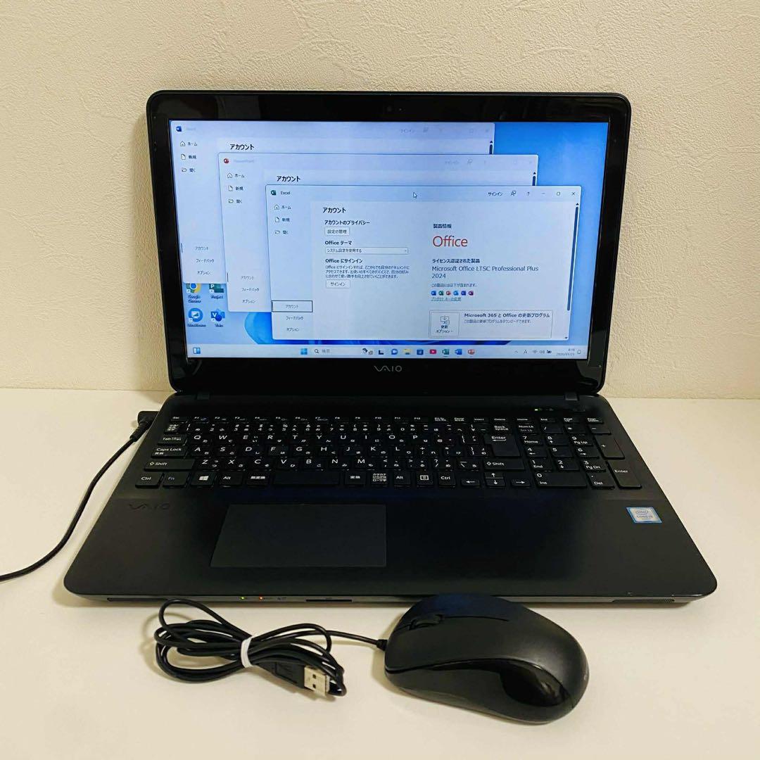 Y74 SonyVaioノートパソコン i5メモリ8G高速 Windows11