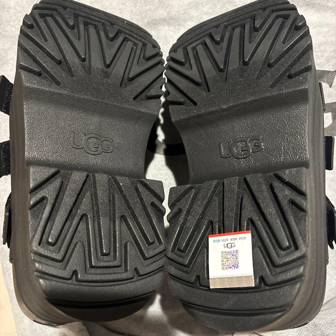 新品　アグ　UGG GOLDENRISE サンダル ブラック 24cm