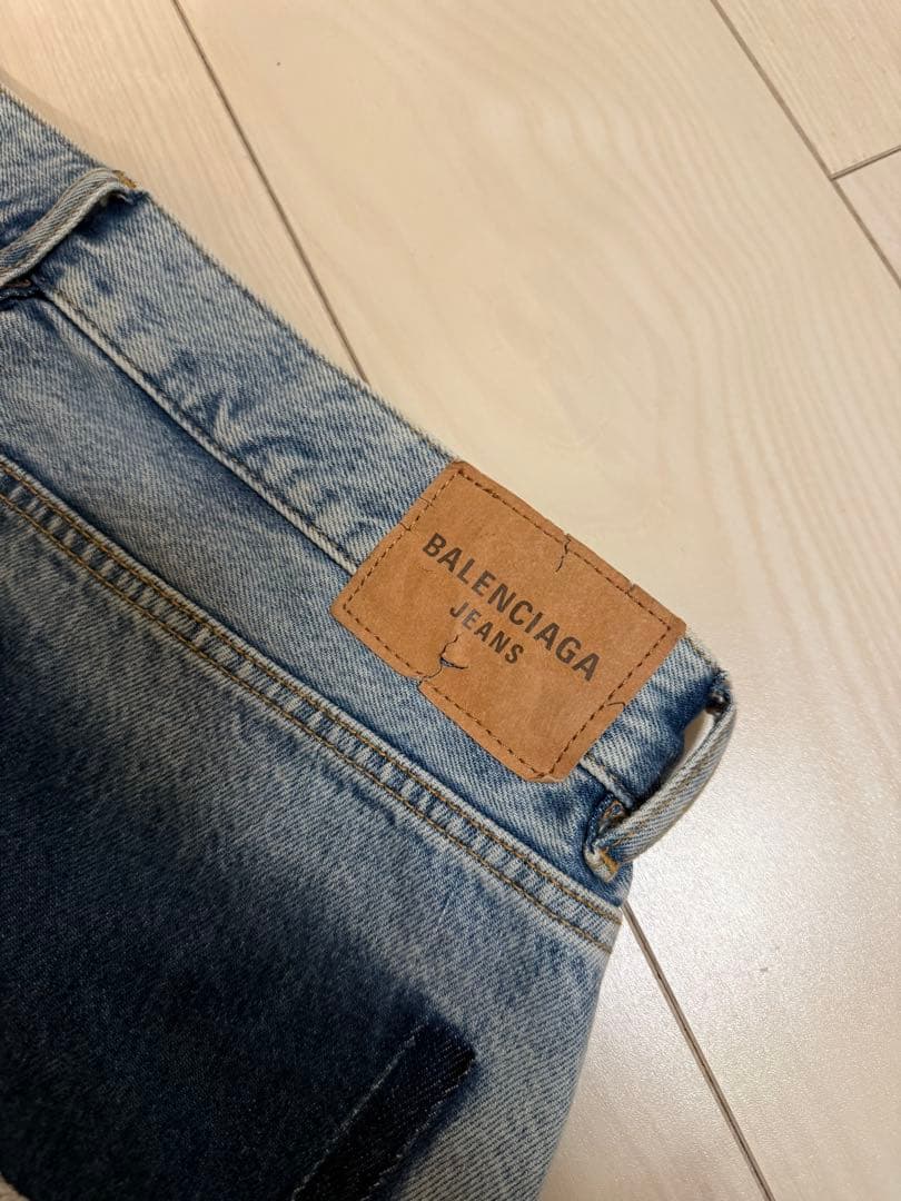 パンツ BALENCIAGA 24AW Cut Up Baggy Denim