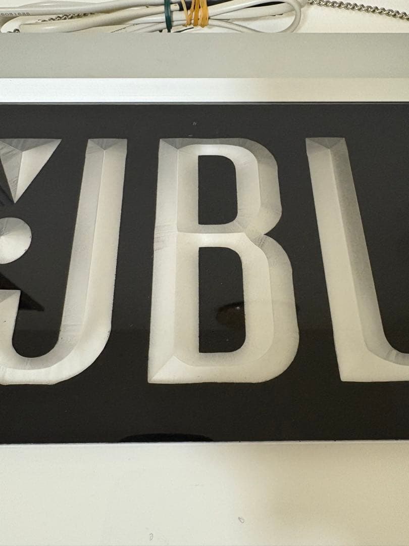 【希少・動作確認済】JBL 吊り下げ式　ライトサイン 赤　本体