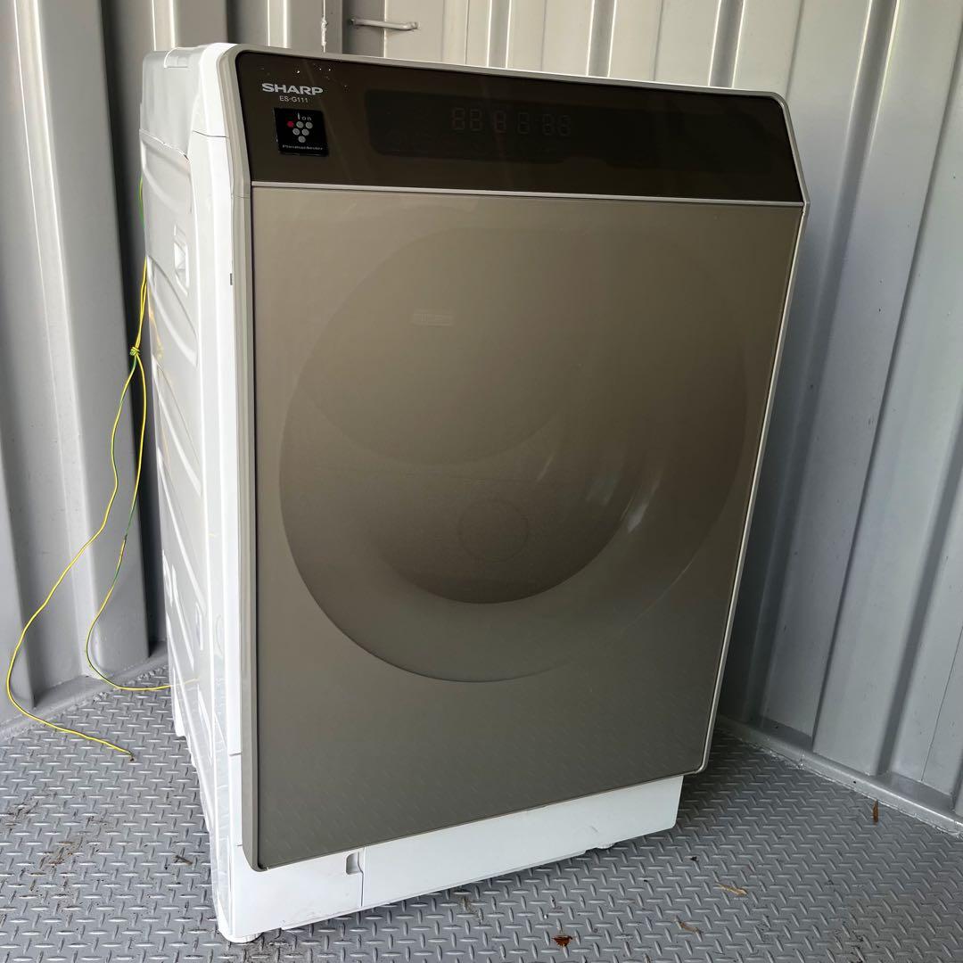 171取付無料！熱乾燥搭載！高性能SHARPミラーデザインドラム式洗濯機！