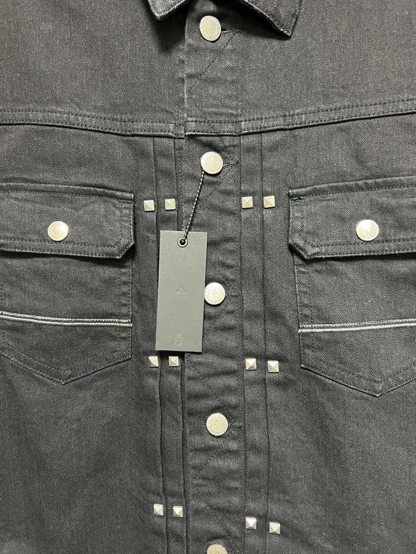 バックボーン backbone ストレッチ デニム スタッズ オールインワン