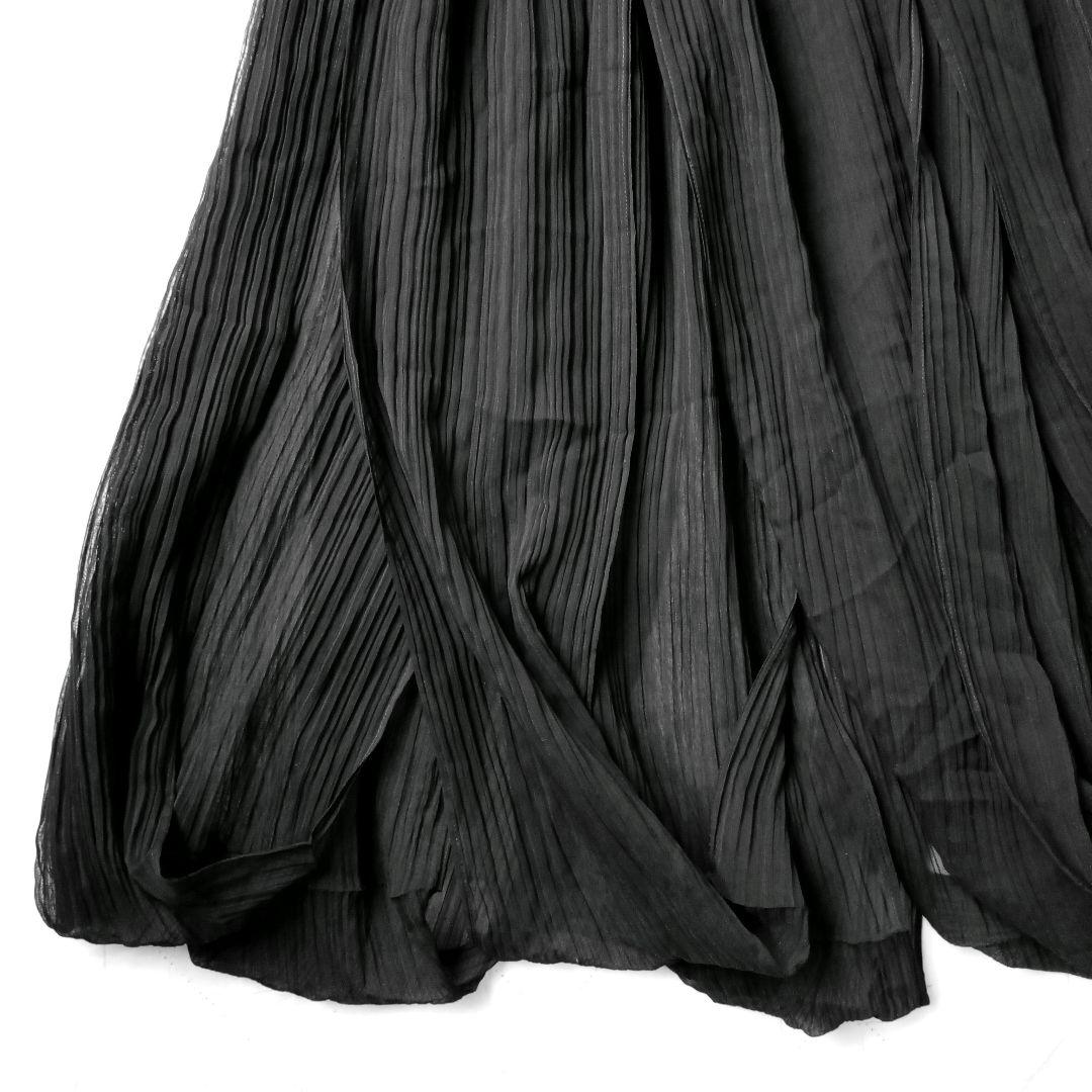 ISSEY MIYAKE　スカート　チュールプリーツ　マキシ丈　日本製　花びら
