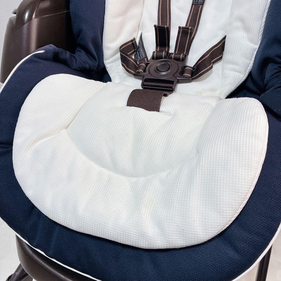 【美品】Combi コンビ ネムリラ 手動 ハイローチェア バースデイ限定