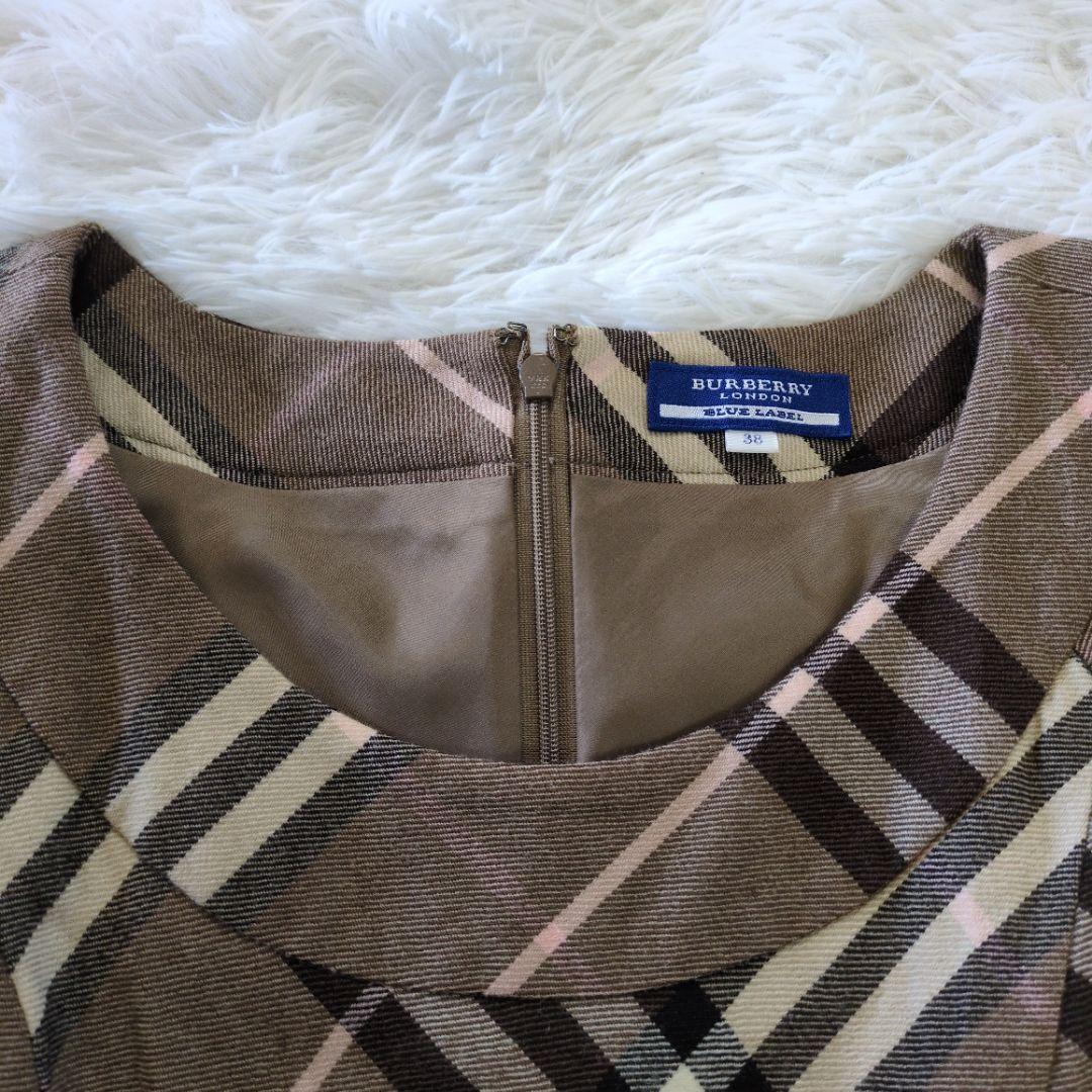 ✨美品✨ 38 BURBERRY BLUELABEL ミニワンピース チェック