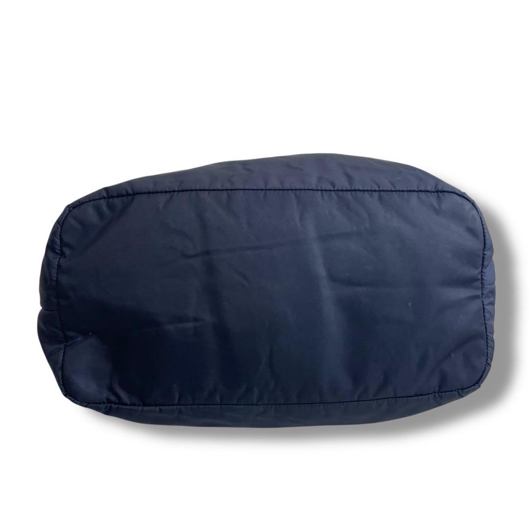 【人気】プラダ リバーシブル トートバッグ ナイロン ネイビー グリーン