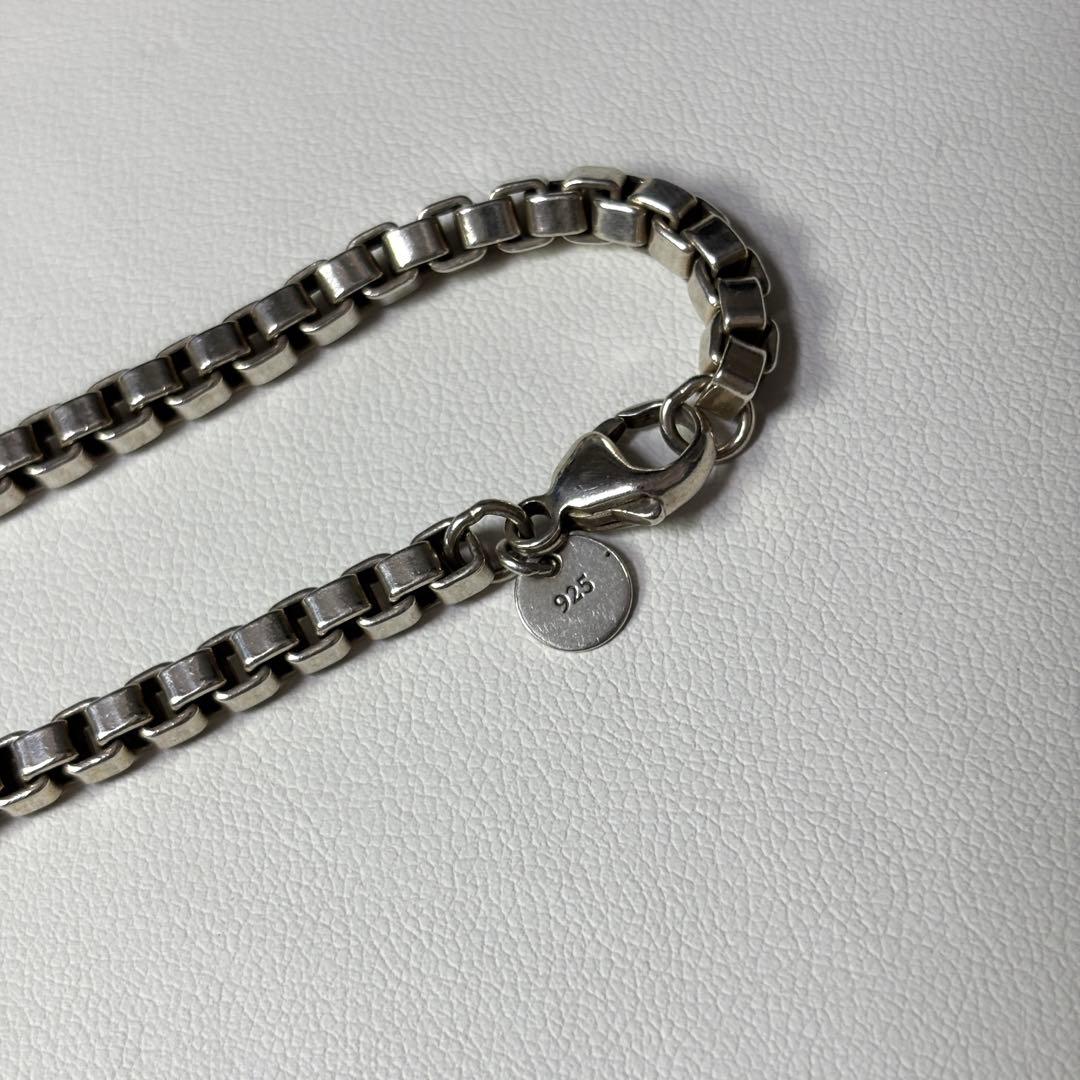 Tiffany & Co. シルバーチェーンブレスレット 長さ19cm