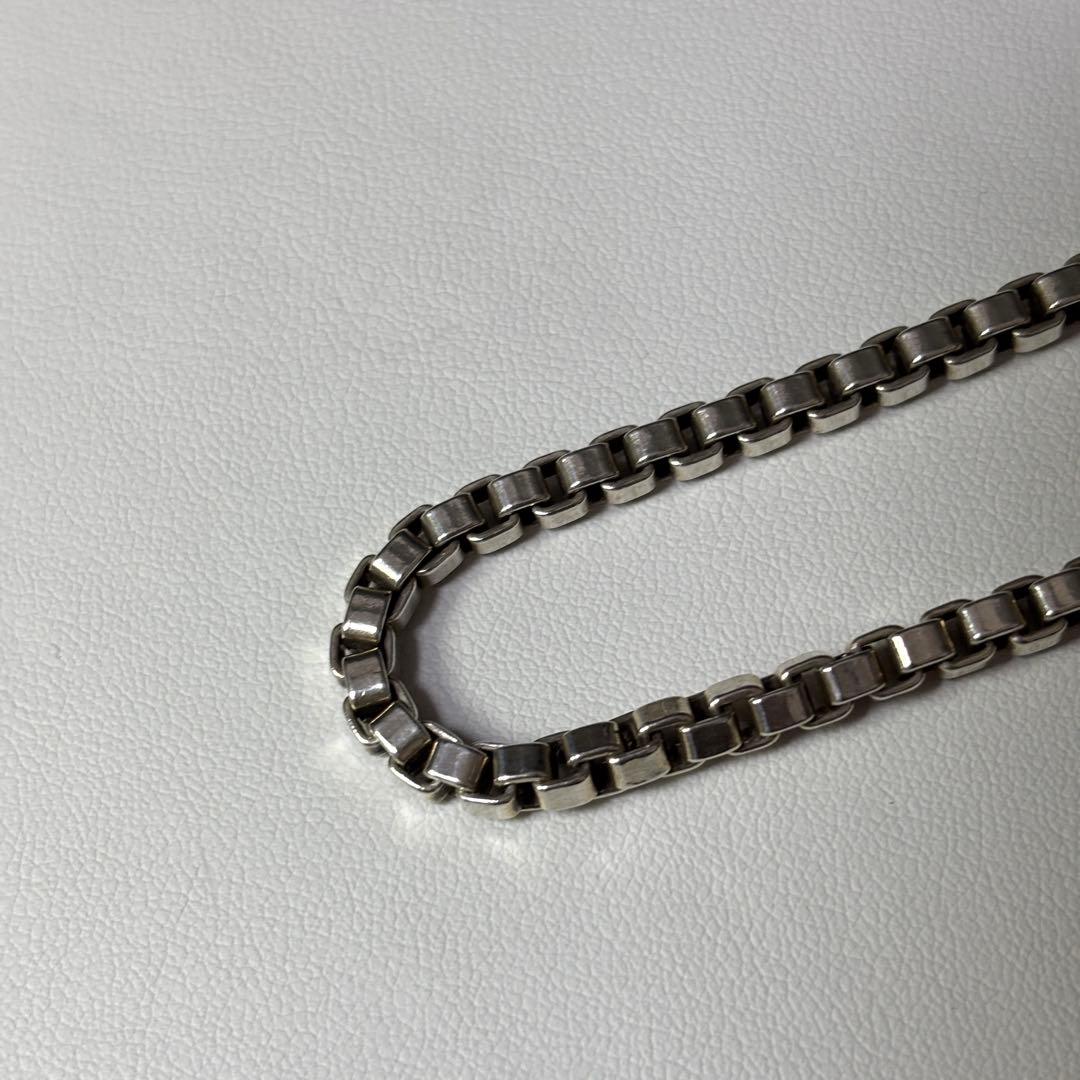 Tiffany & Co. シルバーチェーンブレスレット 長さ19cm