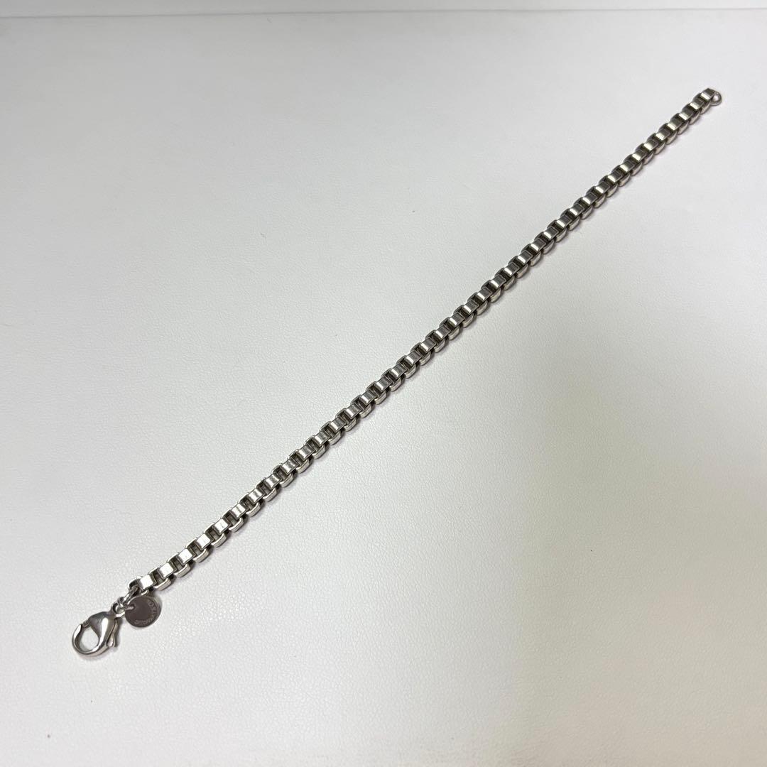 Tiffany & Co. シルバーチェーンブレスレット 長さ19cm