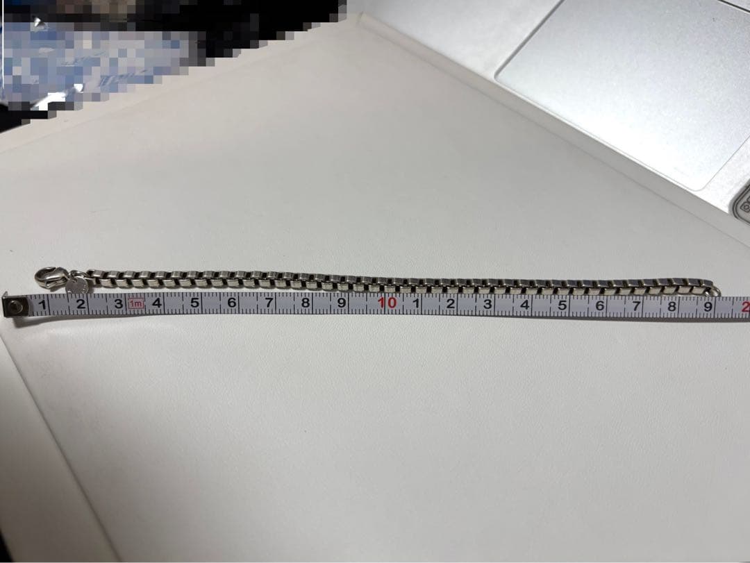 Tiffany & Co. シルバーチェーンブレスレット 長さ19cm