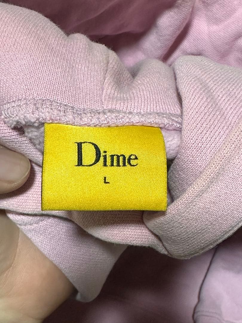 Dime ピンク パーカー L