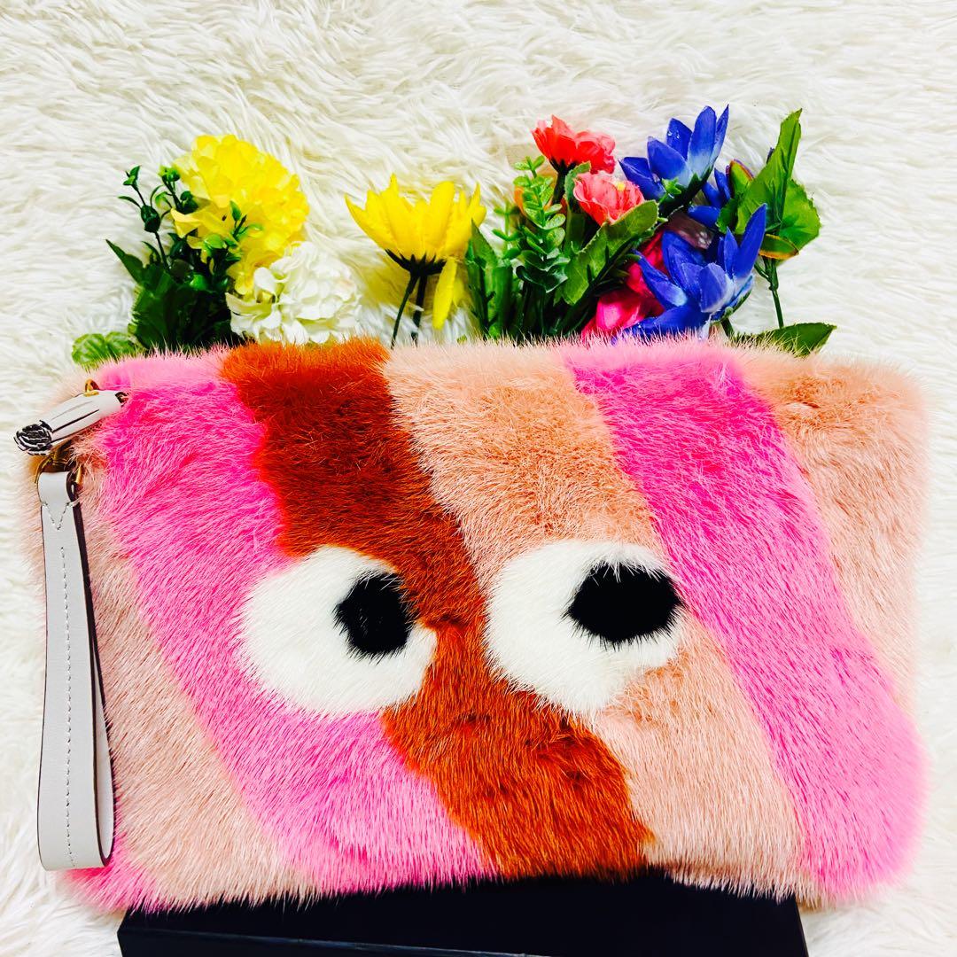 ANYA HINDMARCH✨アニヤハインドマーチ✨バッグ✨13万✨ミンクファー