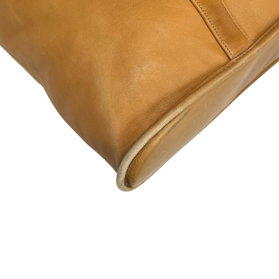 良品　coach オールドコーチ　トートバッグ　レザー　A4 肩掛け　ビジネス