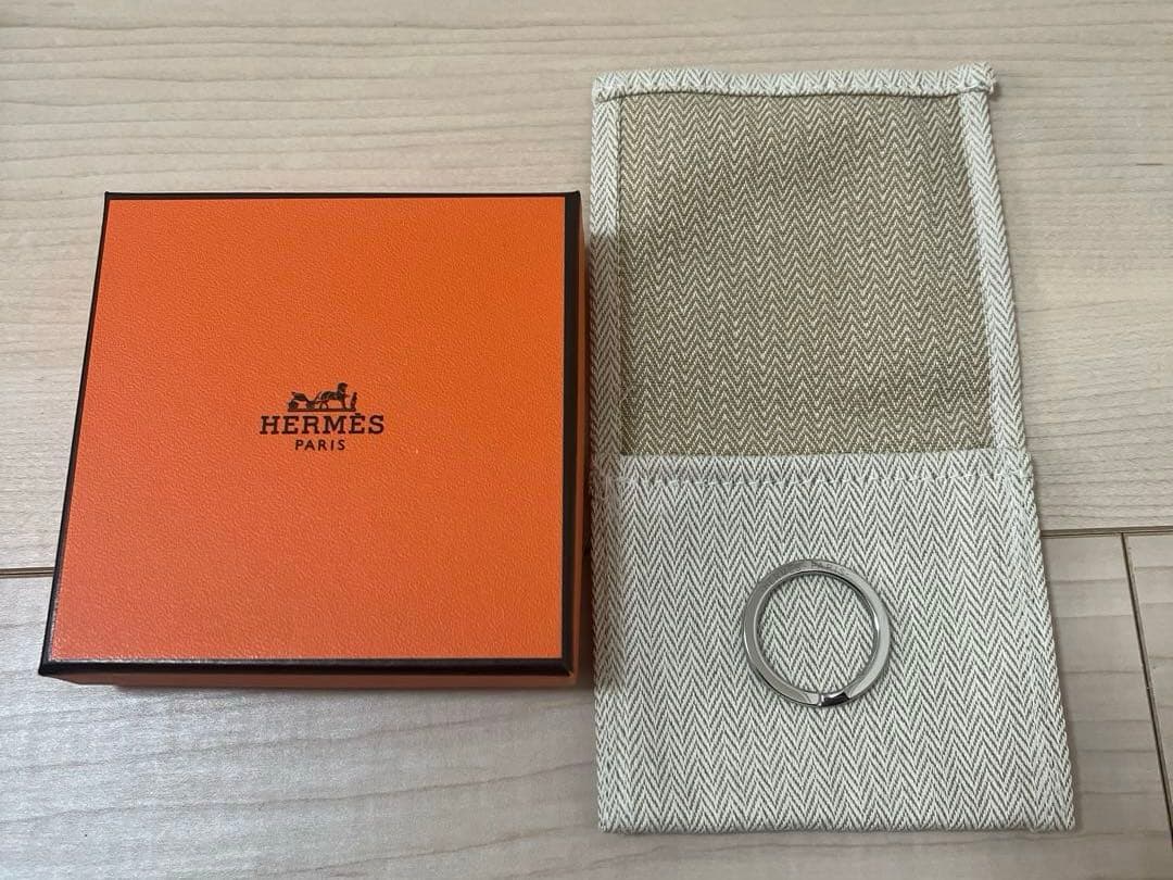 A、K 新品未使用品 エルメス HERMES キーリング シルバー