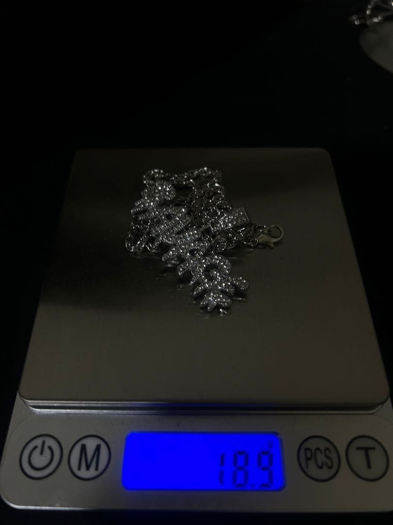 【証明書ボックス付き】SAVAGEネックレス　シルバー　アトランタ　モアサナイト