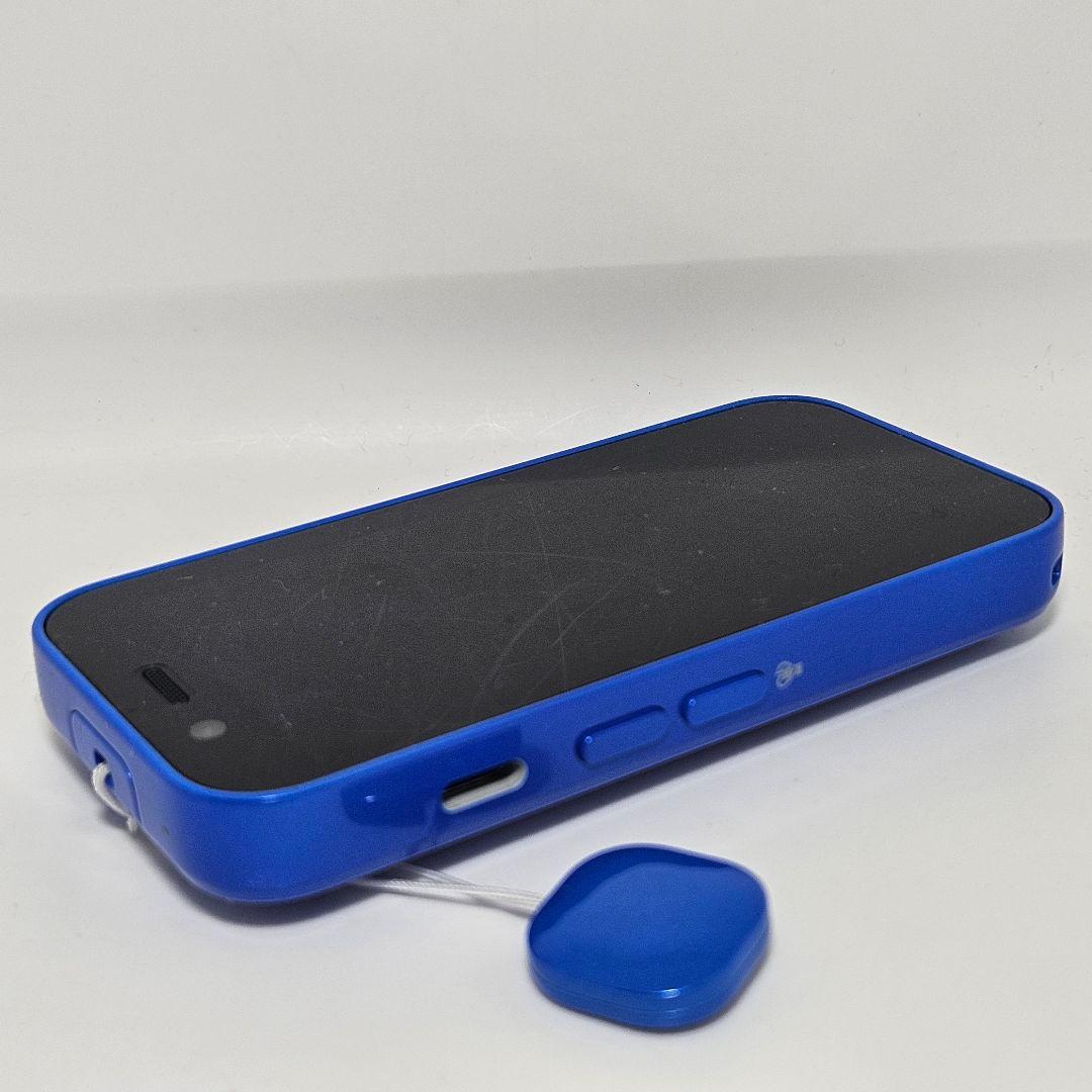 極美品 キッズフォン3 ブルー 青 説明書 ケース ストラップ