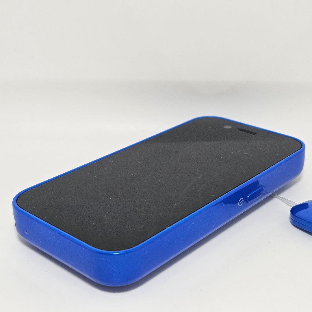 極美品 キッズフォン3 ブルー 青 説明書 ケース ストラップ