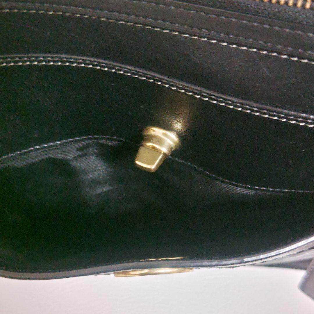 COACH ハンドバッグ　レザー　ブラック