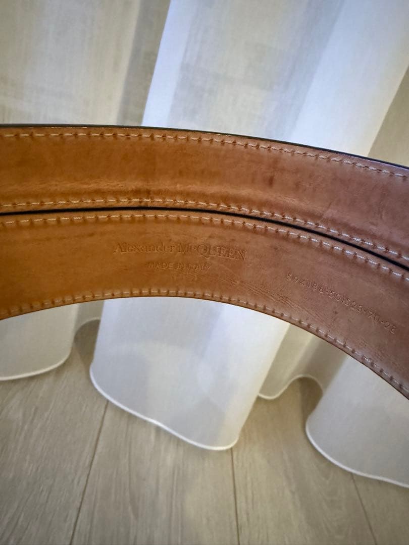 ベルト Alexander McQueen ダブル レザー