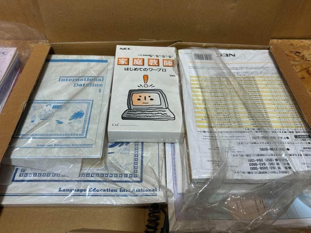 カラー ワープロ 文豪mini5 PWP-5ZC 箱 説明書 テンキー ペン付き