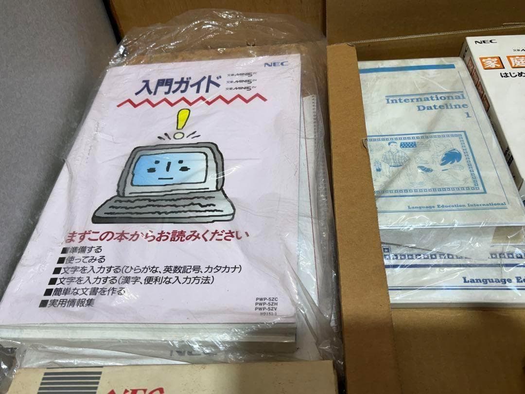 カラー ワープロ 文豪mini5 PWP-5ZC 箱 説明書 テンキー ペン付き