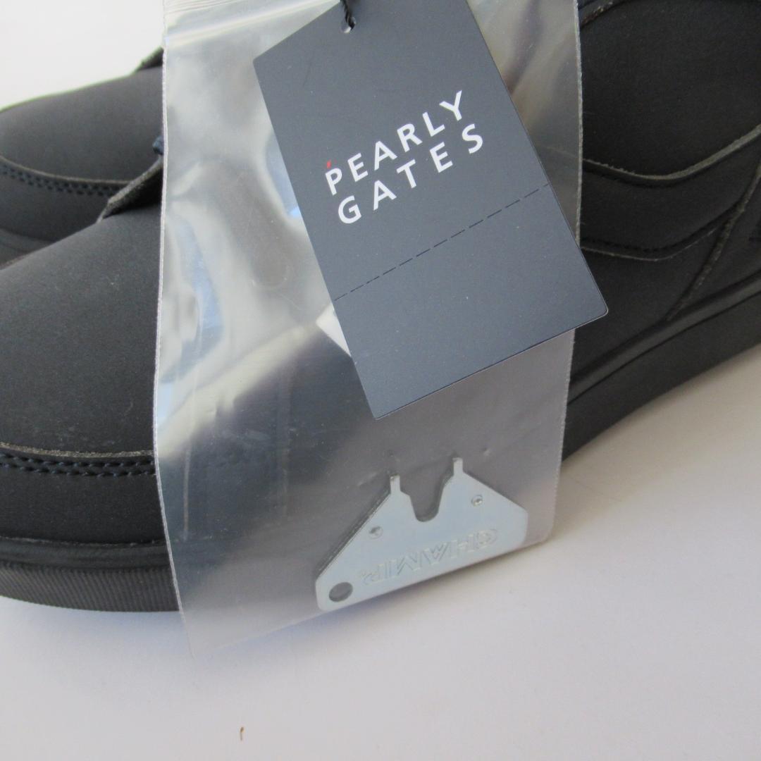 パーリーゲイツ新品濃紺 ソフトスパイク ゴルフシューズ 23.5ｃｍ