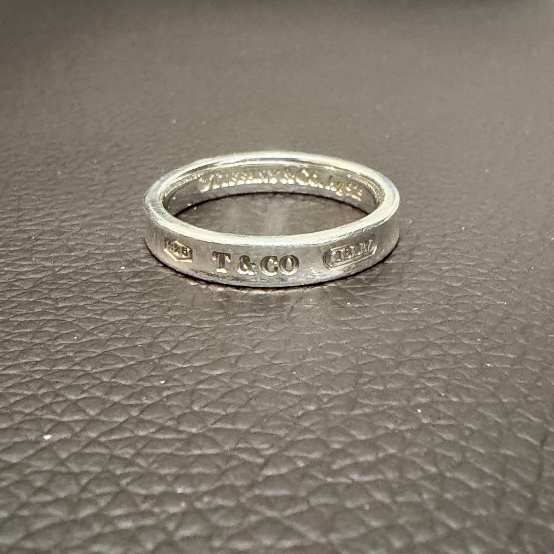 【希少】22号相当 ティファニー 定番 ナロー リング シルバー925