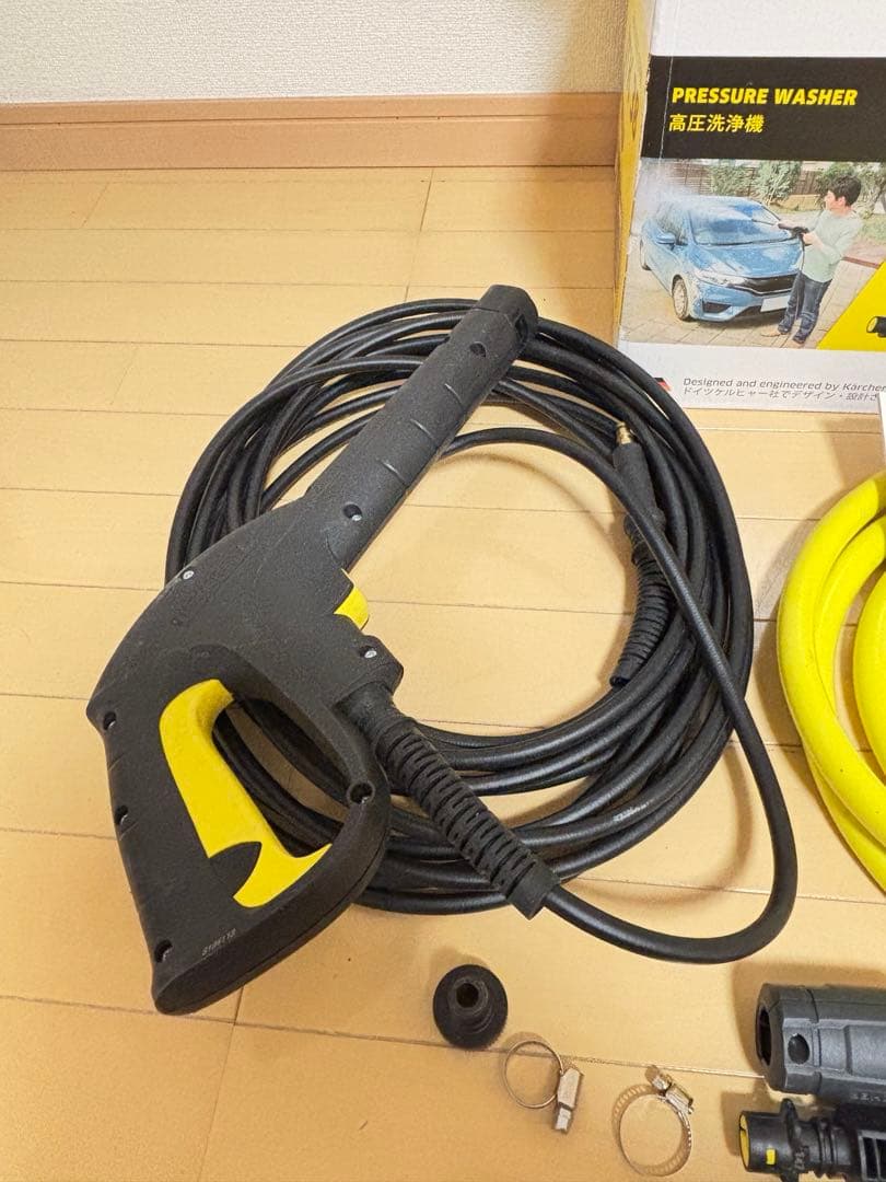 美品　KARCHER ケルヒャー 家庭用高圧洗浄機 JTK38(完備品)