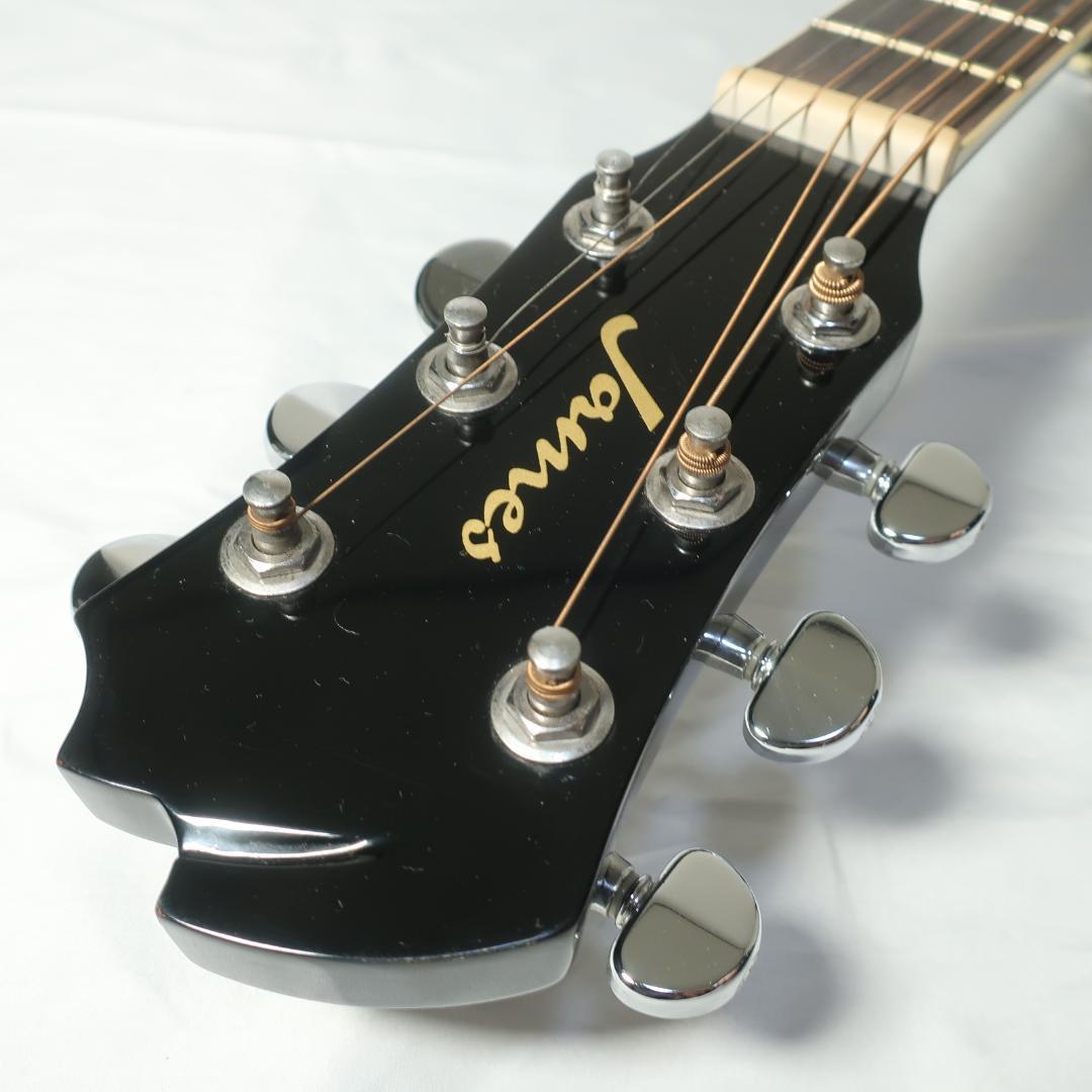 弦交換 美品 James JF400/BLK アコースティックギター ケース付ト