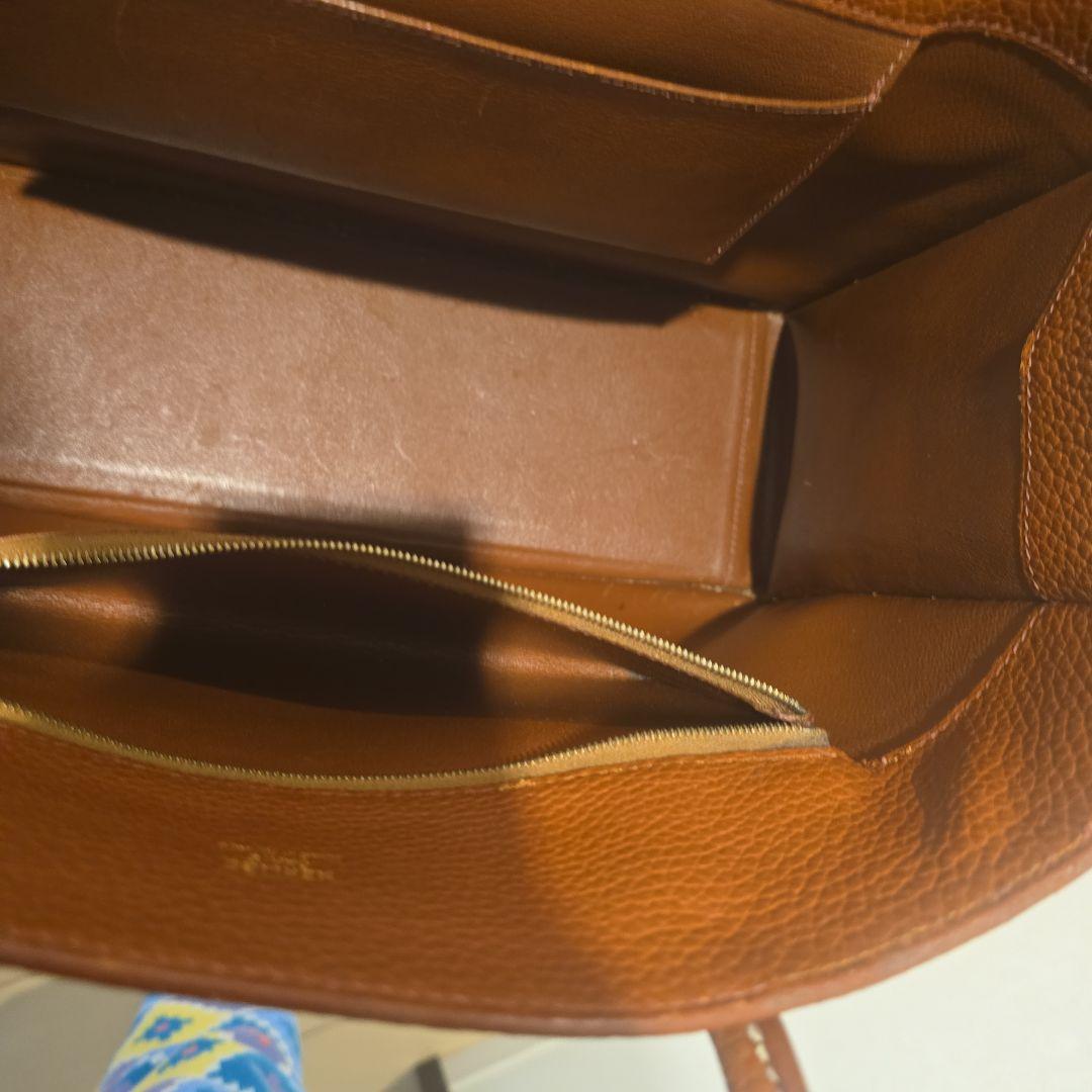 HERMES エルメス ホワイトバスPM ゴール ド金具 ハンドバッグ美品