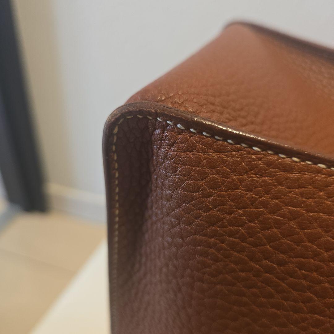 HERMES エルメス ホワイトバスPM ゴール ド金具 ハンドバッグ美品