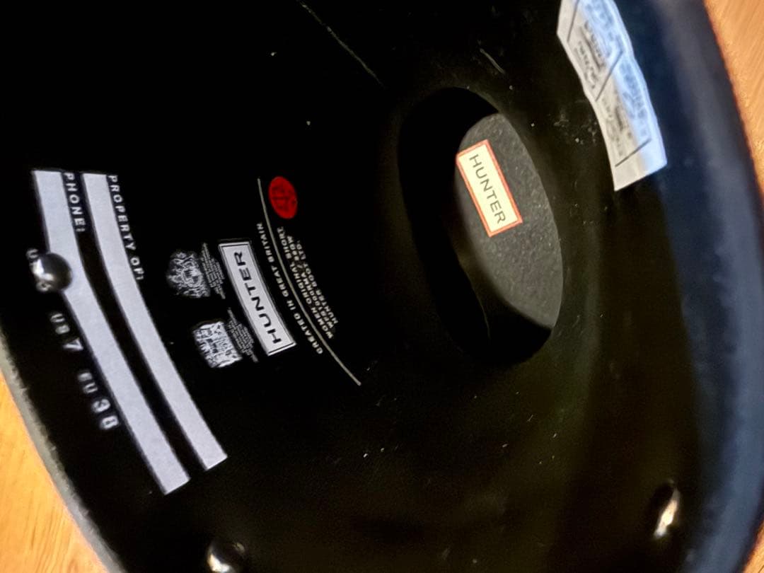 Hunter コラボブーツ サイズ38 ブラック