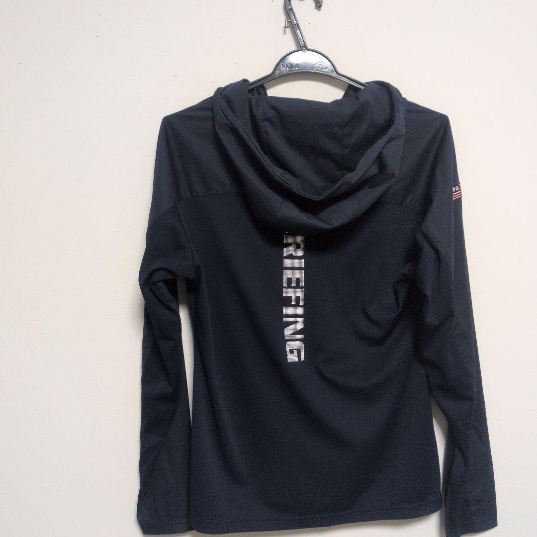 BRIEFING フード付きネイビー長袖ジャケット