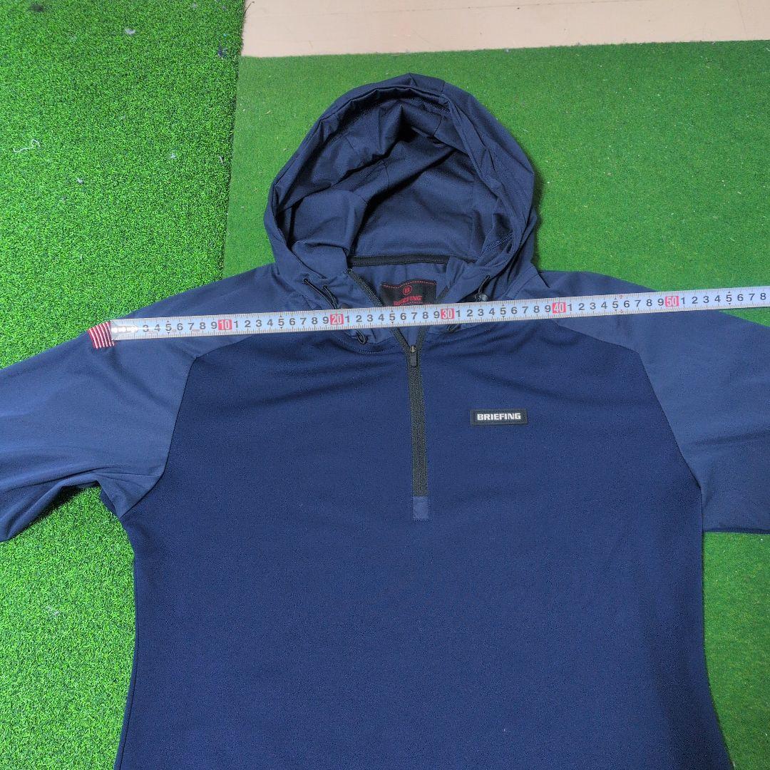 BRIEFING フード付きネイビー長袖ジャケット